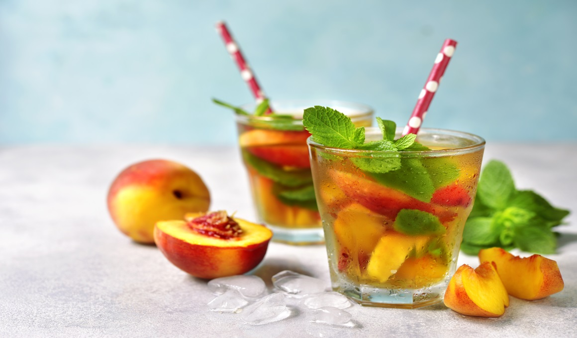 Limonada de melocotón